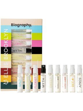 Ellis Brooklyn BIOGRAPHY EDP Discovery Set New in Box Made in USA 9 x 2 ml EDP